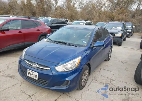2015 Hyundai Accent Gls z USA, uszkodzony, nr VIN KMHCT4AEXFU904411